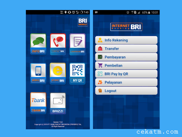 Cara Saldo BRI Lewat Mobile Banking