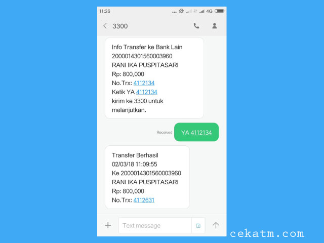 Cara Cek Saldo BRI Lewat Sms