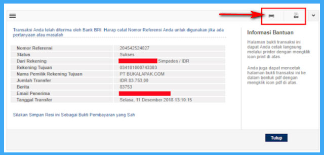 Cara Cetak Ulang Bukti Transfer Internet Banking Bri