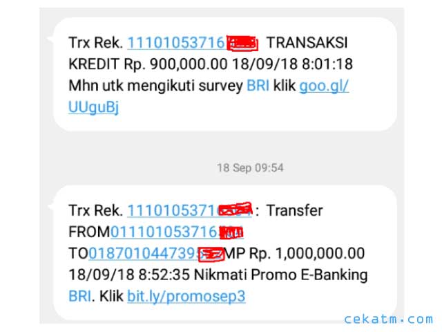 6 Cara Daftar Sms Banking Bri Tarif Sms 2021 Cek Atm