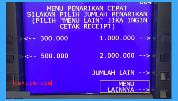 Cara Ganti PIN ATM BRI Lewat Mesin ATM