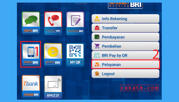 Cara Mengubah Pin ATM BRI Lewat Bri Mobile