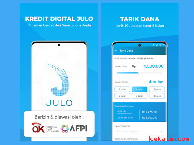 Pinjaman online Bunga Rendah julo