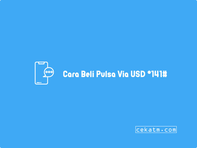 Cara Beli Pulsa Via USD