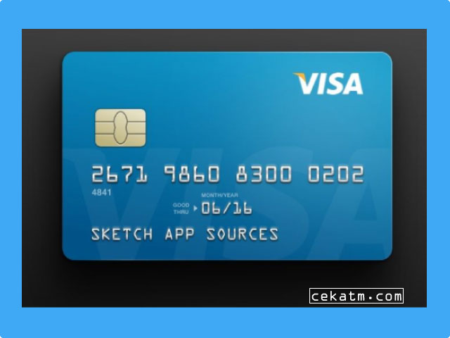 Letak Nomor Kartu Kredit BNI
