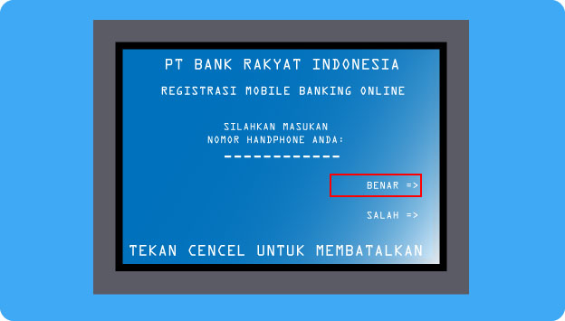 Cara daftar Bri Mobile Banking via ATM Bri