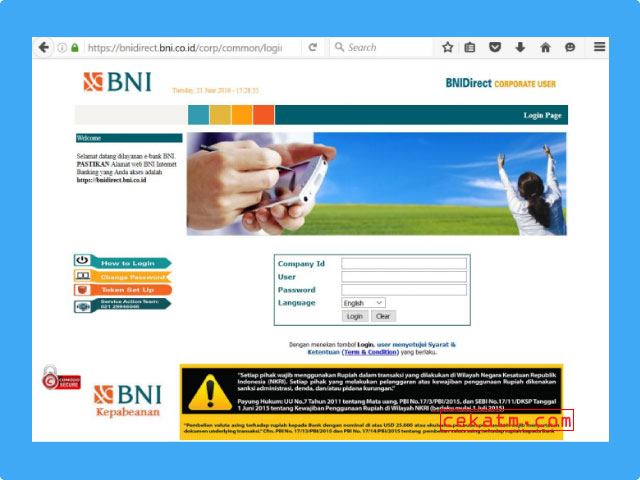 Cara Menggunakan BNI Direct