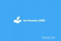 Cara Cek Penerima UMKM