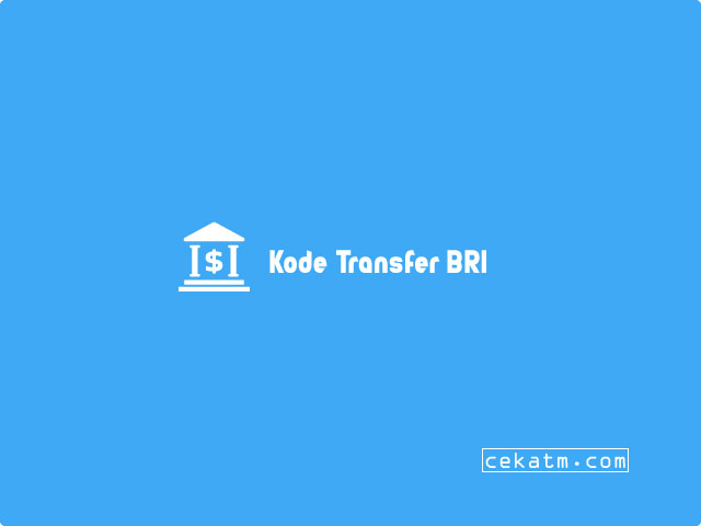 kode transfer bri