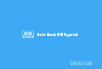 Kode Bank BRI Syariah