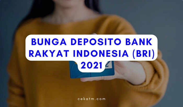 Suku Bunga Deposito BRI 