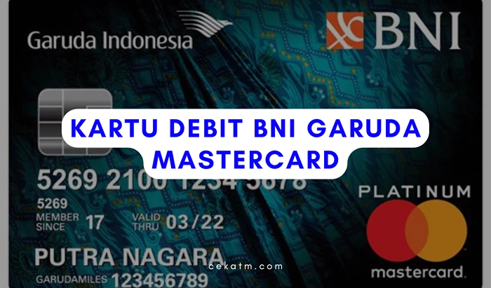 Kartu Debit BNI Garuda Mastercard
