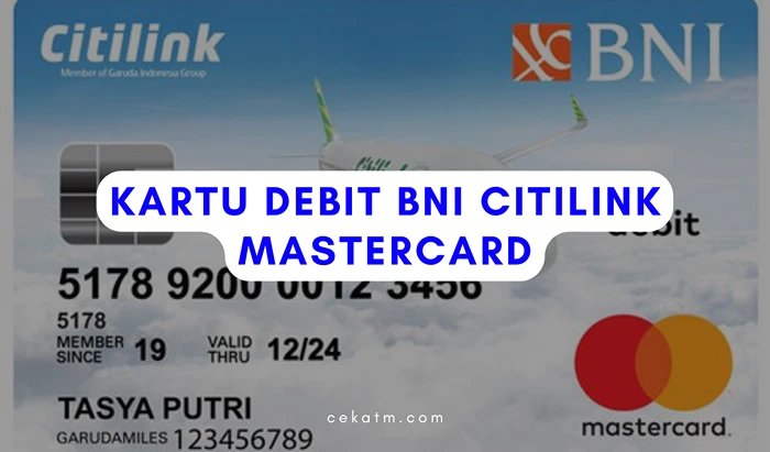 Kartu Debit BNI Citilink Mastercard 