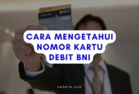 Cara mengetahui nomor kartu debit BNI