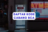 Daftar kode cabang BCA