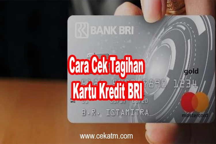 Cara Cek Tagihan Kartu Kredit BRI