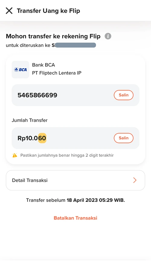 Cara Transfer Tanpa Biaya Admin BCA ke BRI via Flip