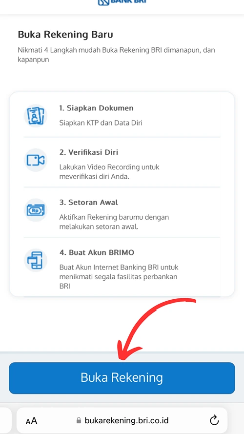 Cara Membuat ATM BRI Online via Aplikasi