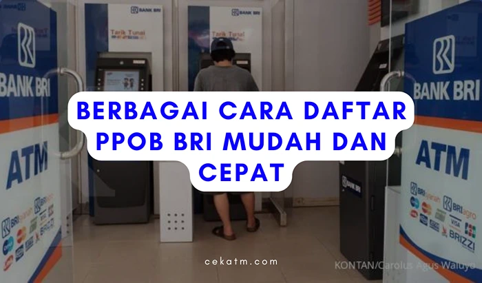 Berbagai Cara Daftar PPOB BRI Mudah dan Cepat