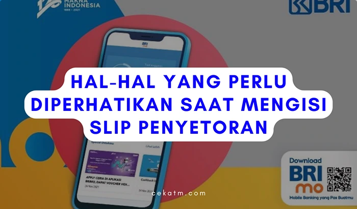 Hal-Hal yang Perlu Diperhatikan Saat Mengisi Slip Penyetoran