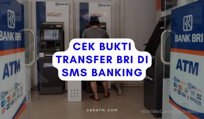Cek Bukti Transfer BRI di SMS Banking