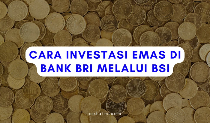 Cara Investasi Emas Di Bank BRI Melalui BSI