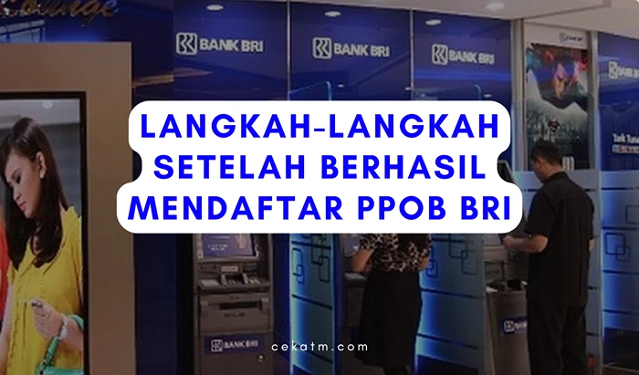 Langkah-langkah Setelah Berhasil Mendaftar PPOB BRI