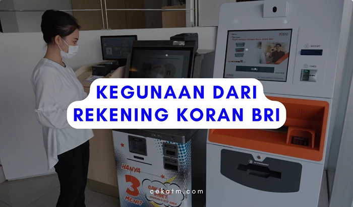 Kegunaan dari Rekening Koran BRI