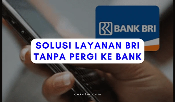 Solusi Layanan BRI Tanpa Pergi ke Bank