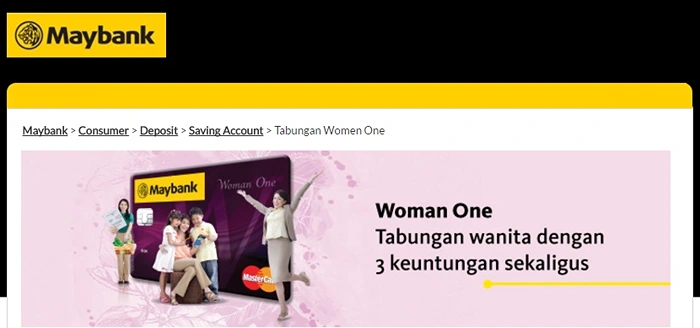 BII tabungan Woman One iB