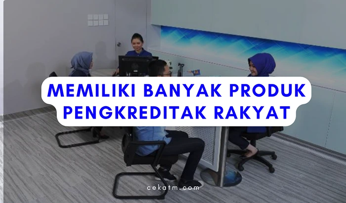 Mempunyai beragam produk perkreditan