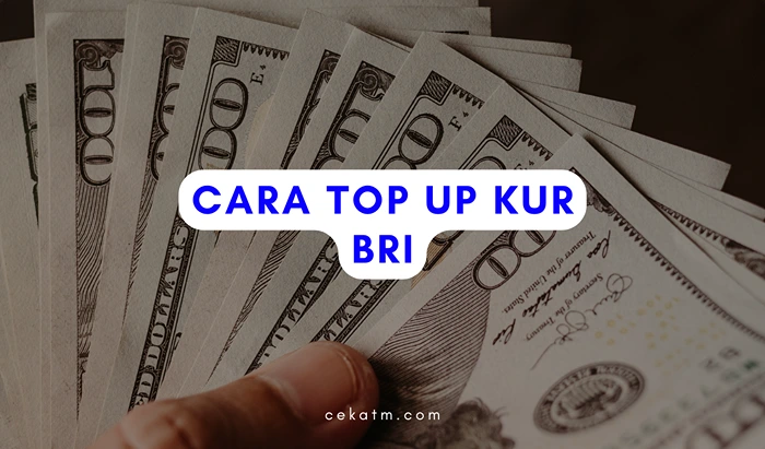 Cara Top Up KUR BRI