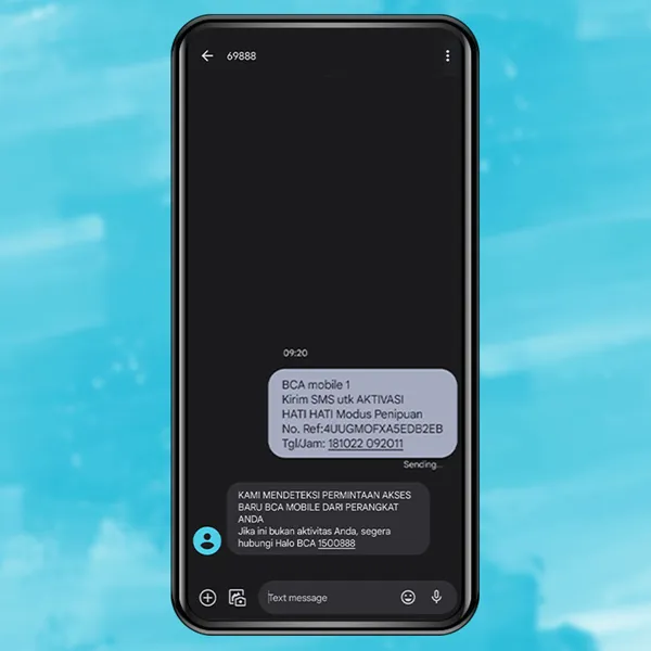 langkah ketiga Aktivasi Mobile Banking BCA
