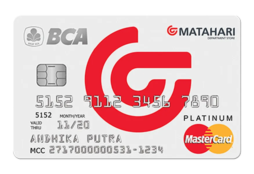 BCA Mastercard Matahari