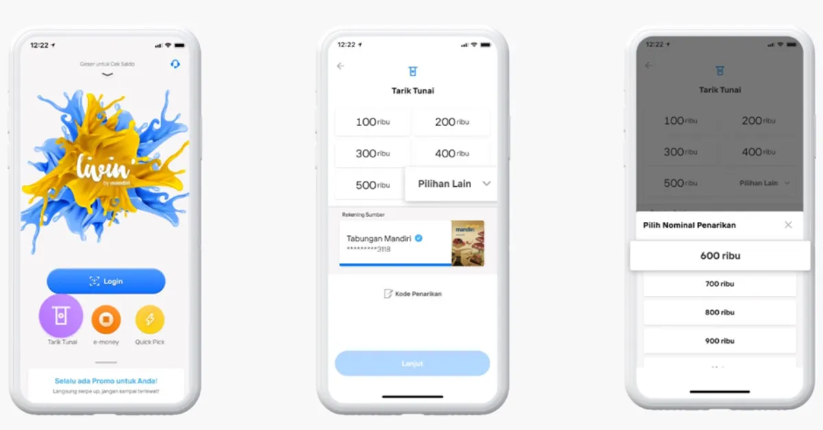 Gunakan Livin by Mandiri Untuk Mendapatkan Kode Penarikan