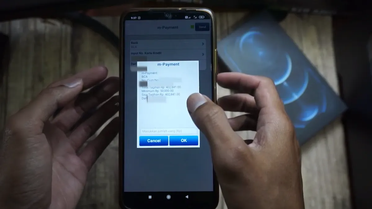 tutorial bayar kartu kredit bca via m banking