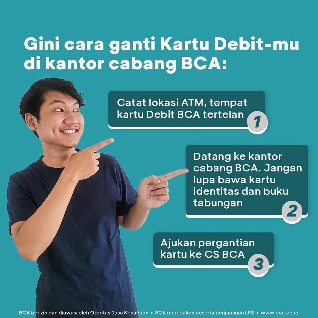 Ganti Kartu ATM BCA Melalui Kantor Cabang BCA