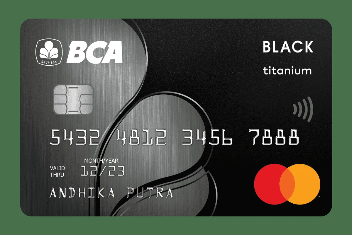 Kartu Kredit BCA Black Mastercard Titanium