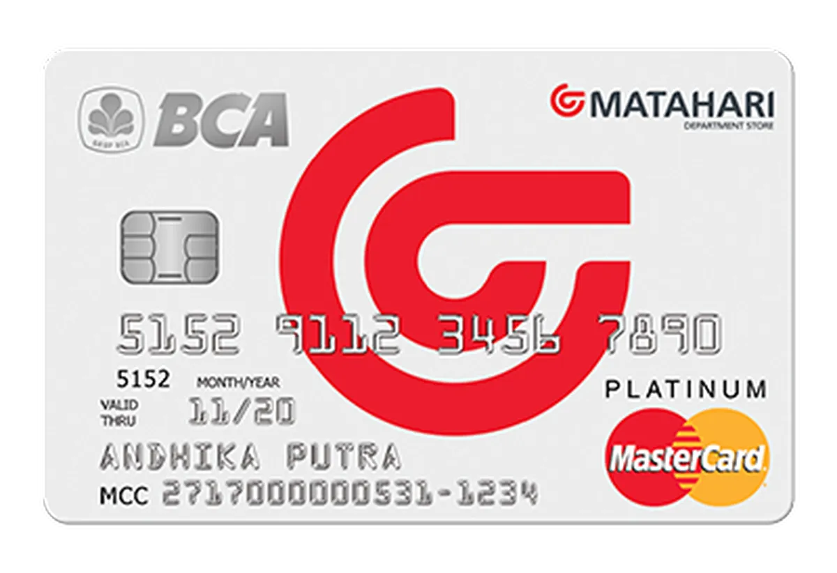 Kartu Kredit BCA Mastercard Matahari