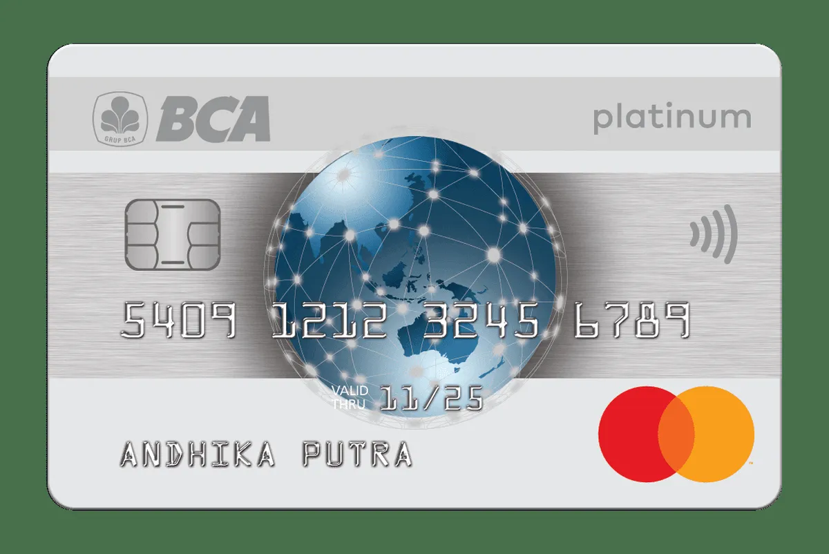 Kartu kredit BCA Mastercard Platinum untuk pemula