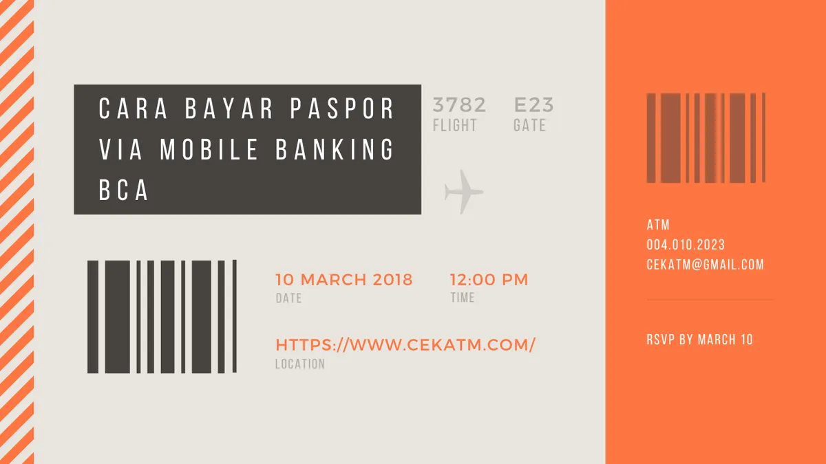 cara bayar paspor via mobile banking bca