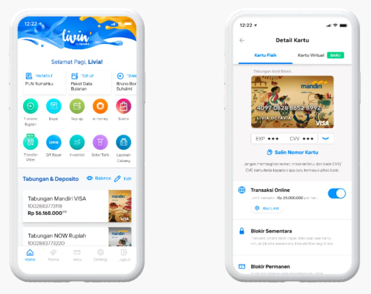 Cara Bayar Virtual Account Mandiri Livin Tanpa ke Bank
