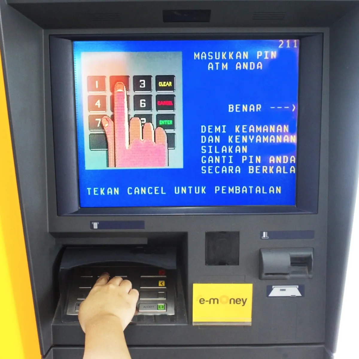 Cara Daftar SMS Banking Mandiri Melalui ATM